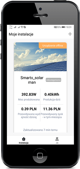 Aplikacja mobilna do monitorowania systemu PV opartego o mikroinwertery Deye MECD Aplikacja mobilna do monitorowania systemu PV opartego o mikroinwertery Deye MECD